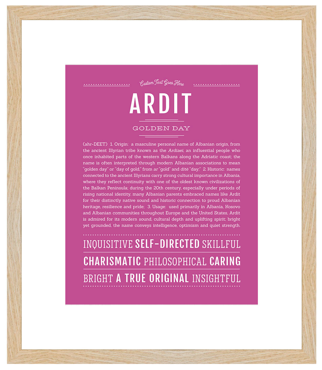 Ardit | Name Art Print