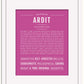 Ardit | Name Art Print