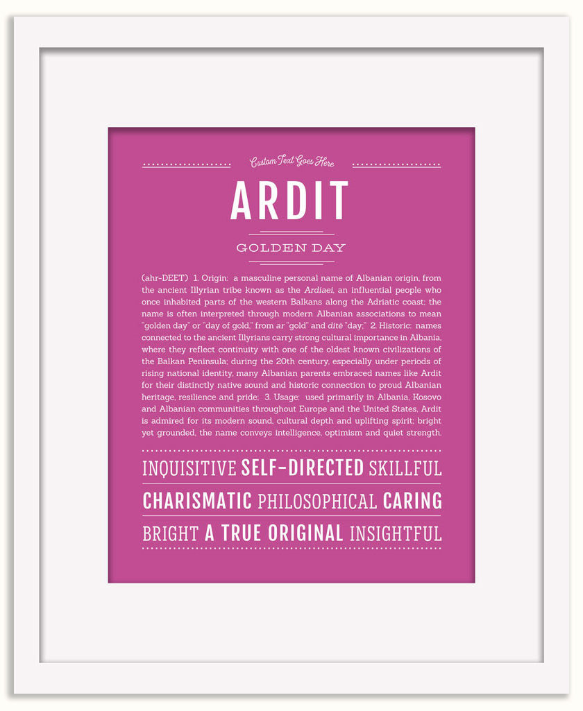 Ardit | Name Art Print