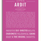 Frame Options | Dark Pink | White Frame, Matted
