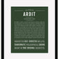 Ardit | Name Art Print