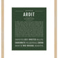 Ardit | Name Art Print