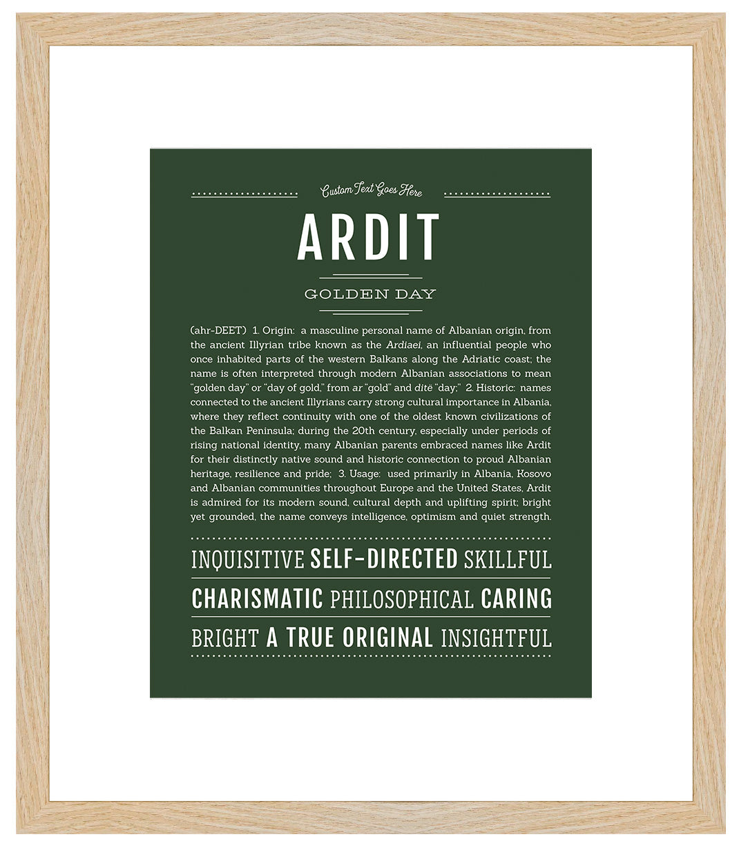 Ardit | Name Art Print