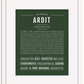 Ardit | Name Art Print