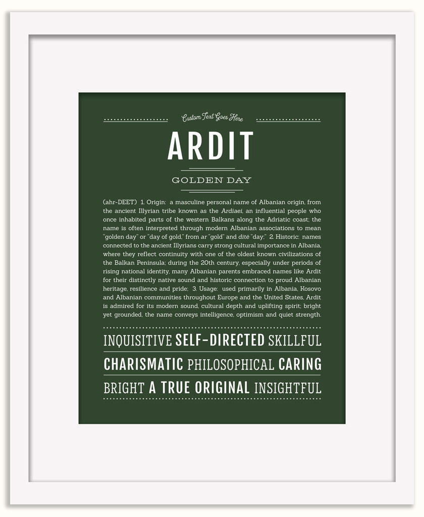 Ardit | Name Art Print