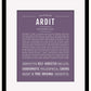Ardit | Name Art Print