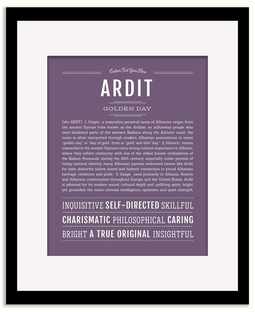 Ardit | Name Art Print