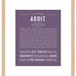 Ardit | Name Art Print