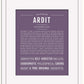Ardit | Name Art Print