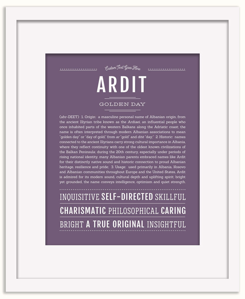 Ardit | Name Art Print