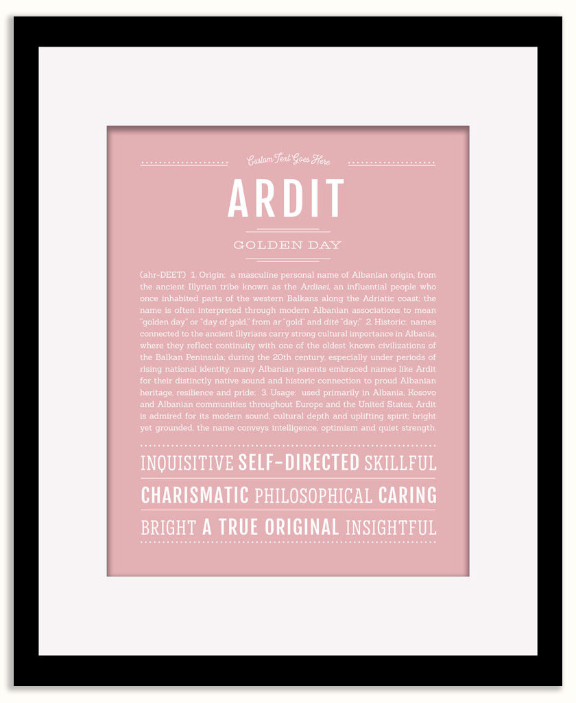 Ardit | Name Art Print