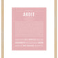Ardit | Name Art Print