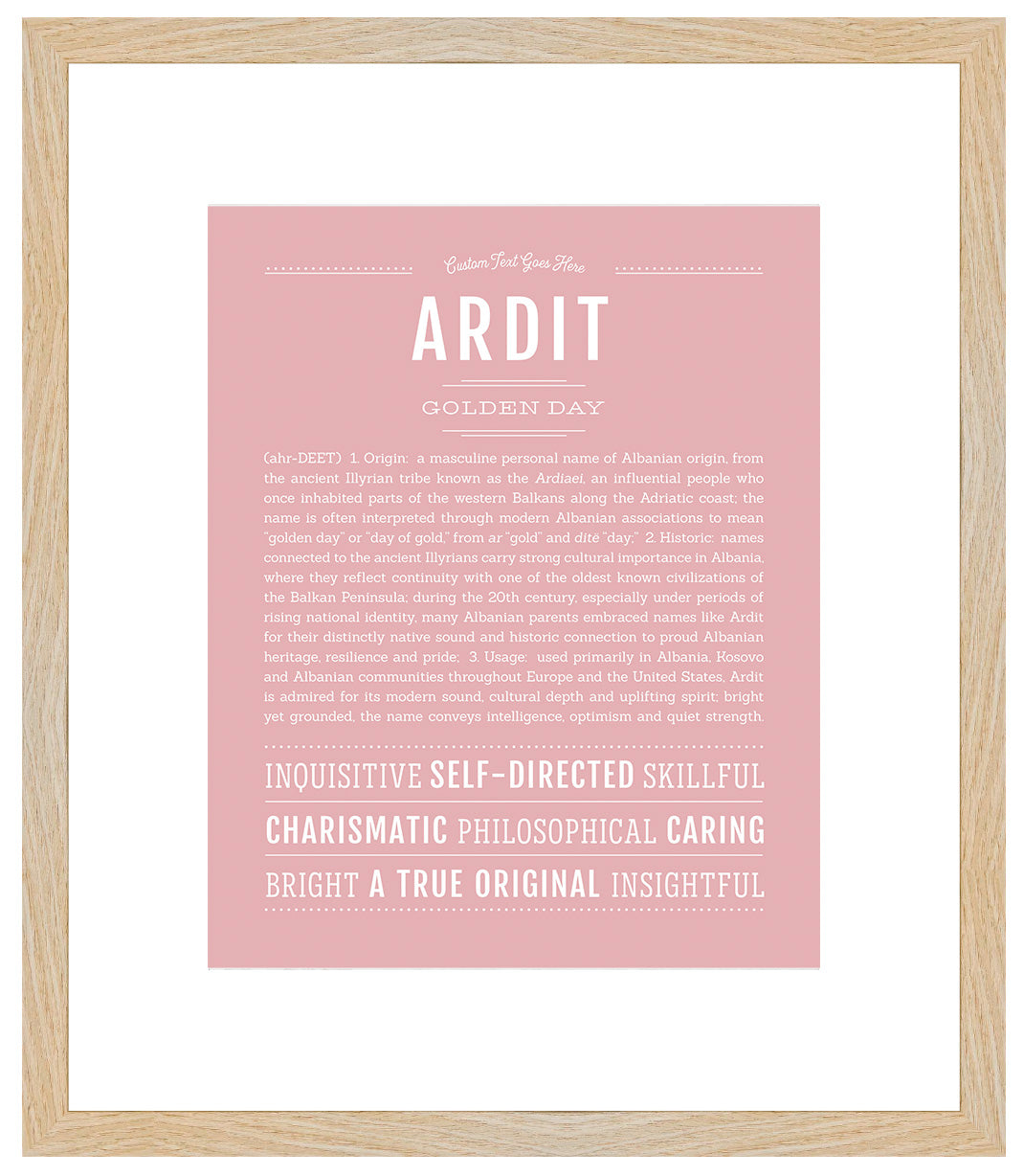 Ardit | Name Art Print