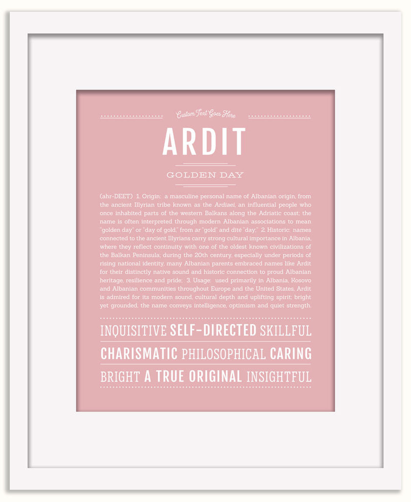 Ardit | Name Art Print