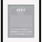 Ardit | Name Art Print