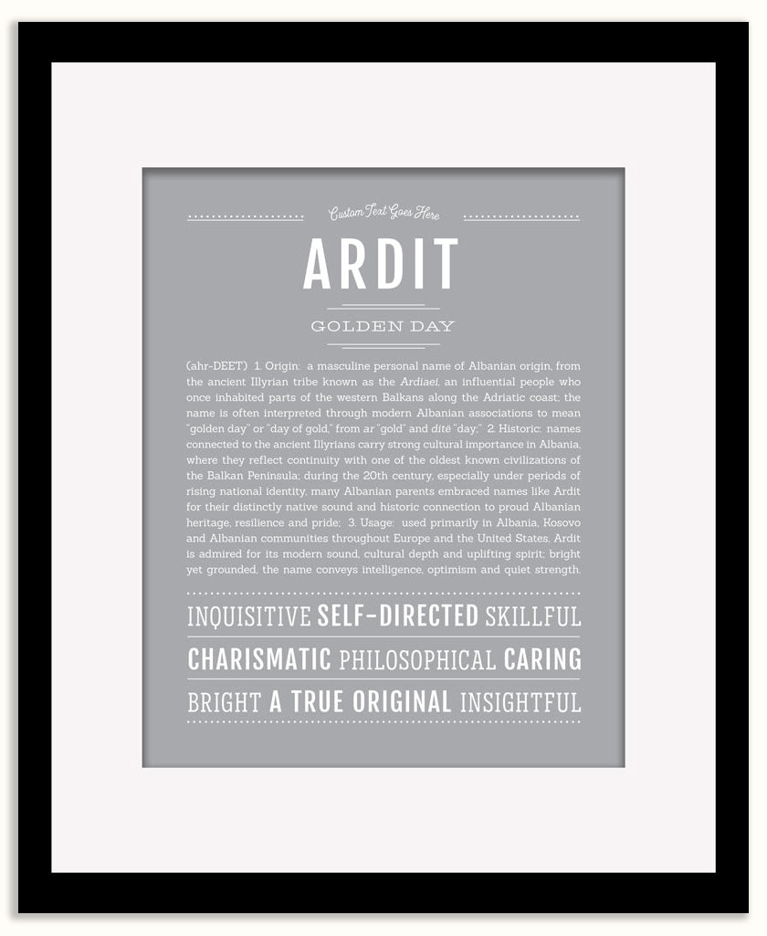 Ardit | Name Art Print