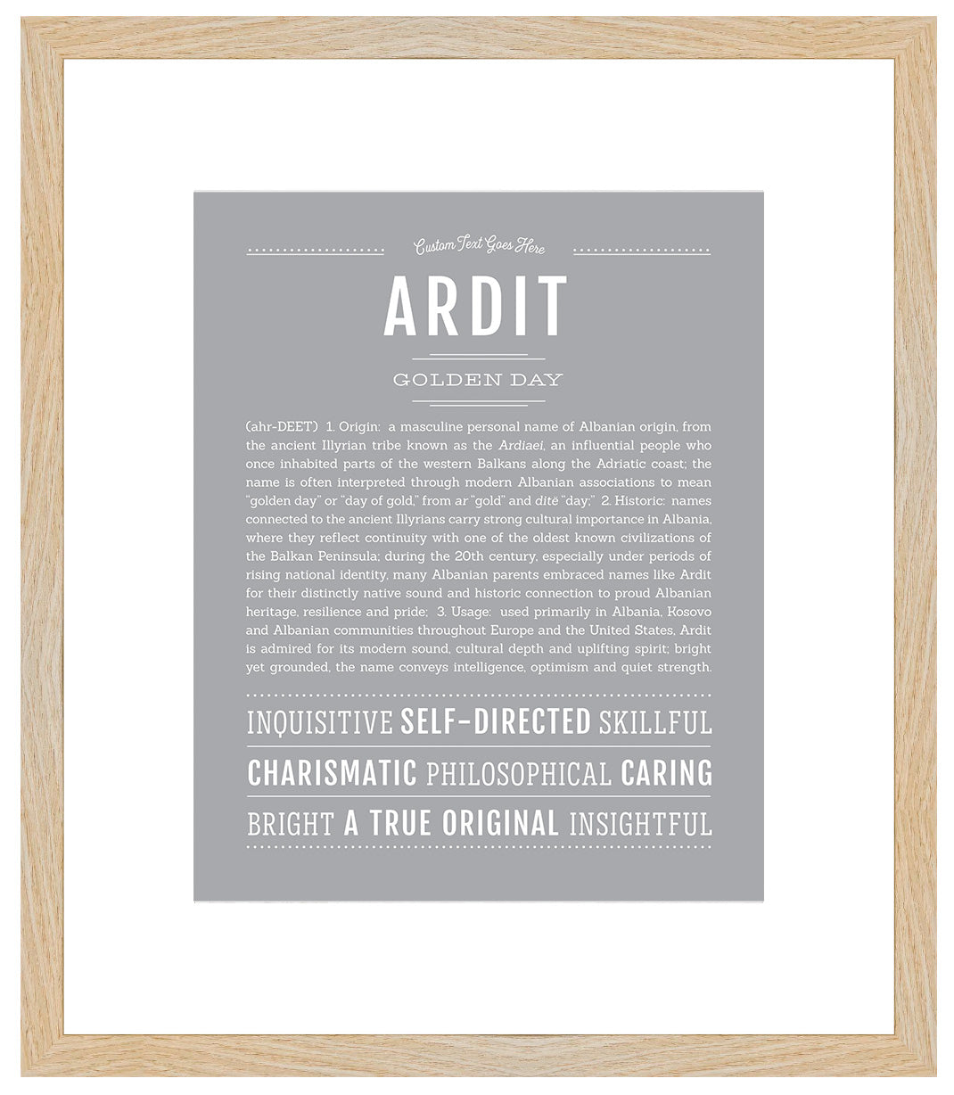 Ardit | Name Art Print