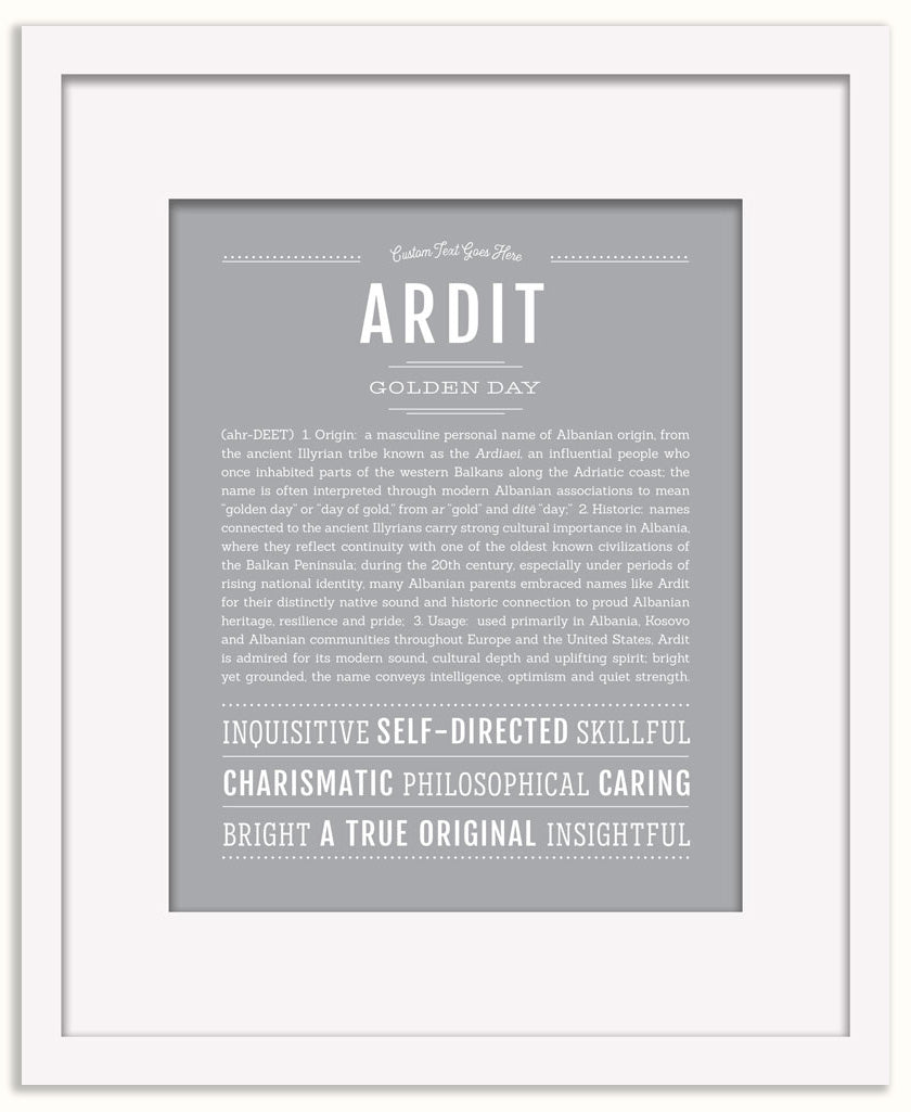 Ardit | Name Art Print
