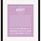 Ardit | Name Art Print