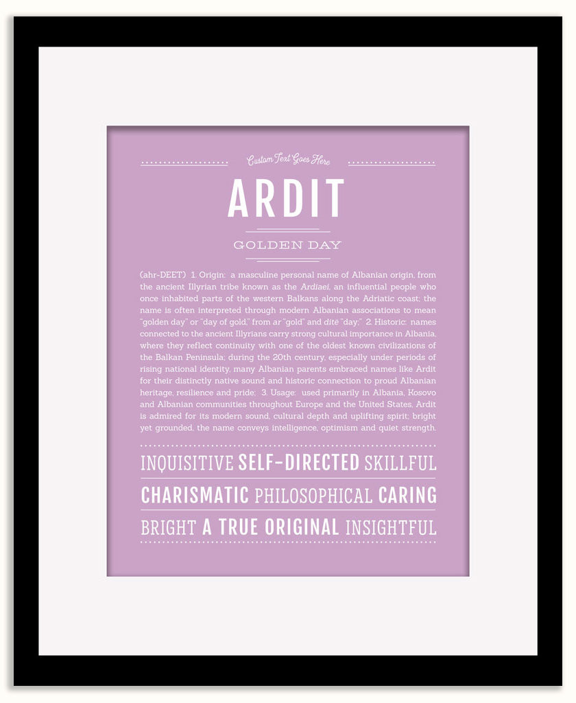 Ardit | Name Art Print