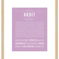 Ardit | Name Art Print