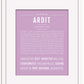Ardit | Name Art Print