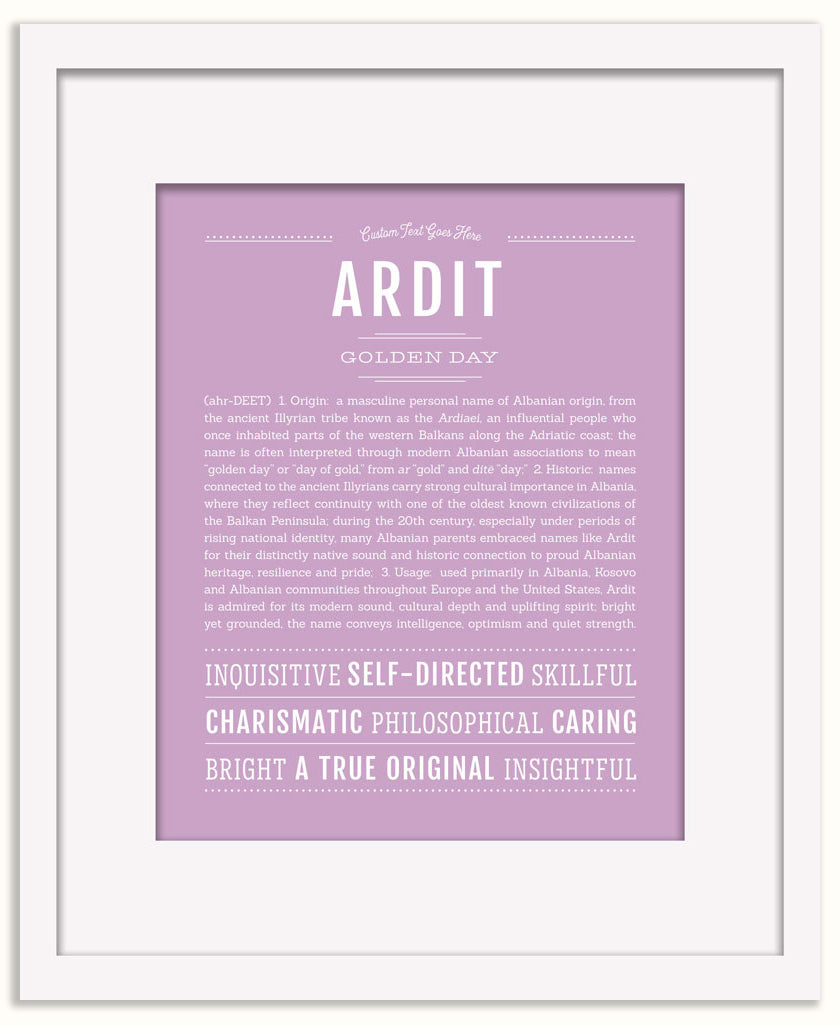 Ardit | Name Art Print