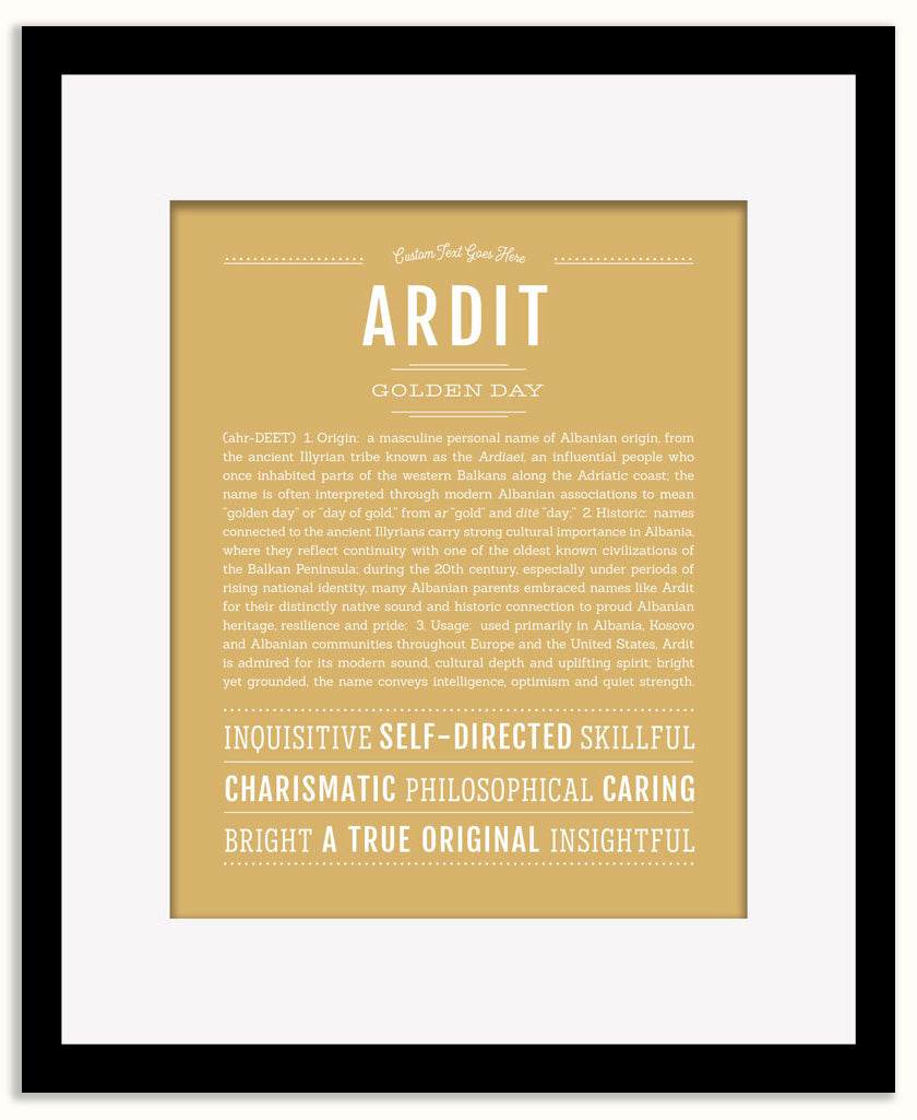 Ardit | Name Art Print