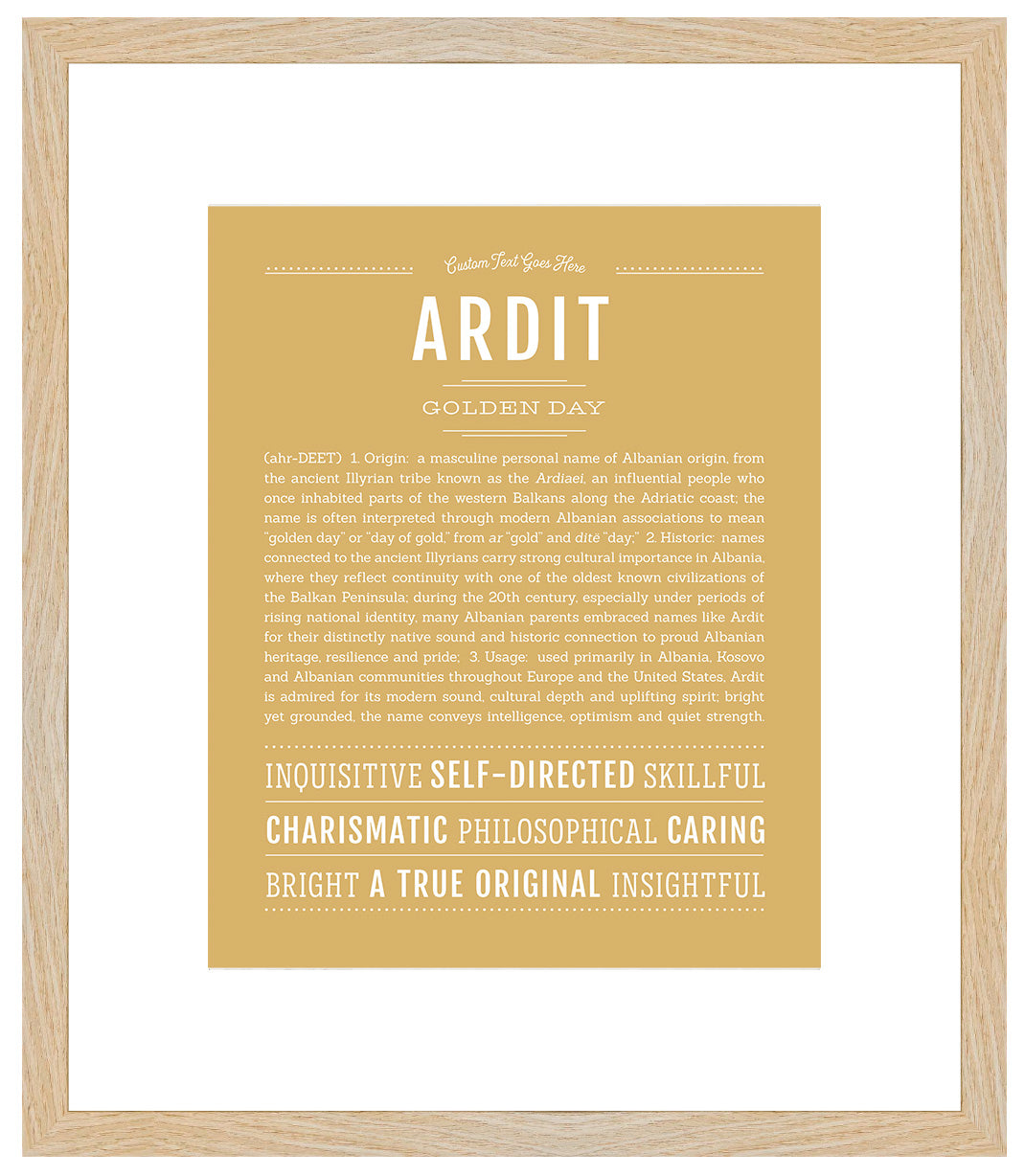 Ardit | Name Art Print