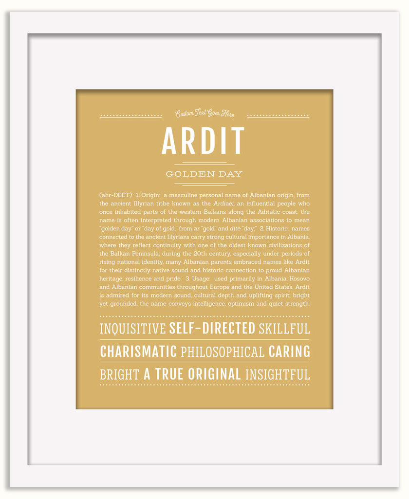 Ardit | Name Art Print