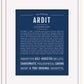 Ardit | Name Art Print