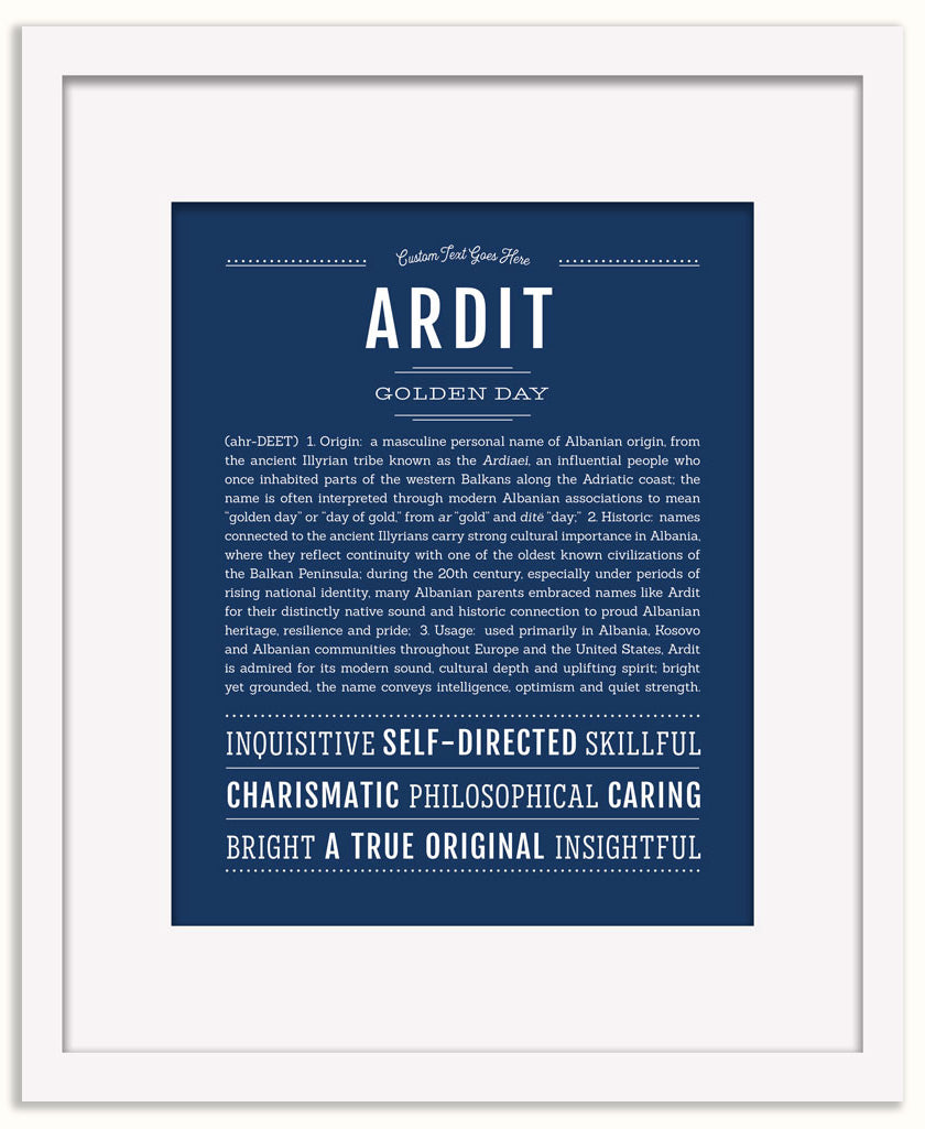Ardit | Name Art Print