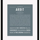 Ardit | Name Art Print