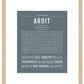 Ardit | Name Art Print
