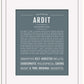Ardit | Name Art Print