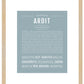Ardit | Name Art Print