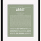 Ardit | Name Art Print