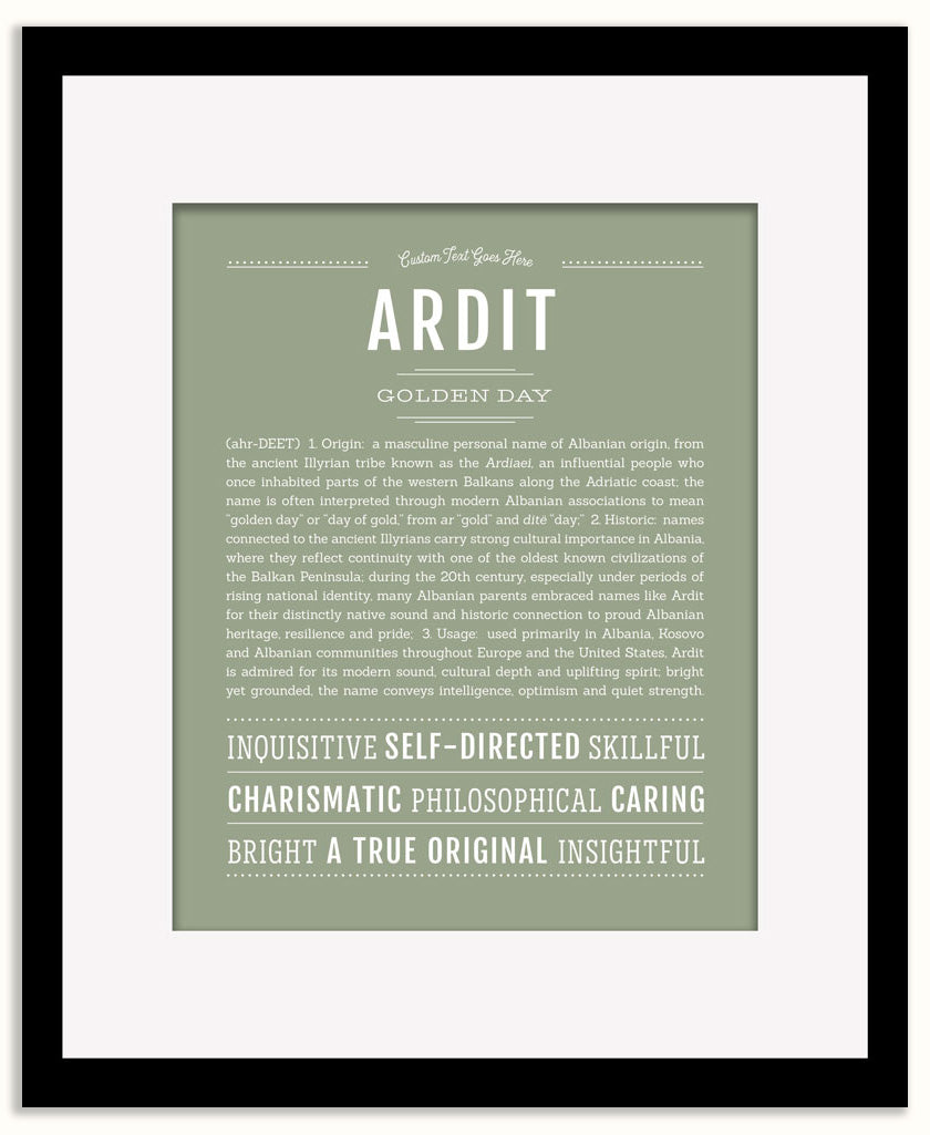 Ardit | Name Art Print