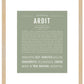 Ardit | Name Art Print