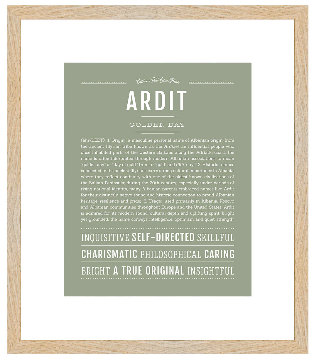 Ardit | Name Art Print