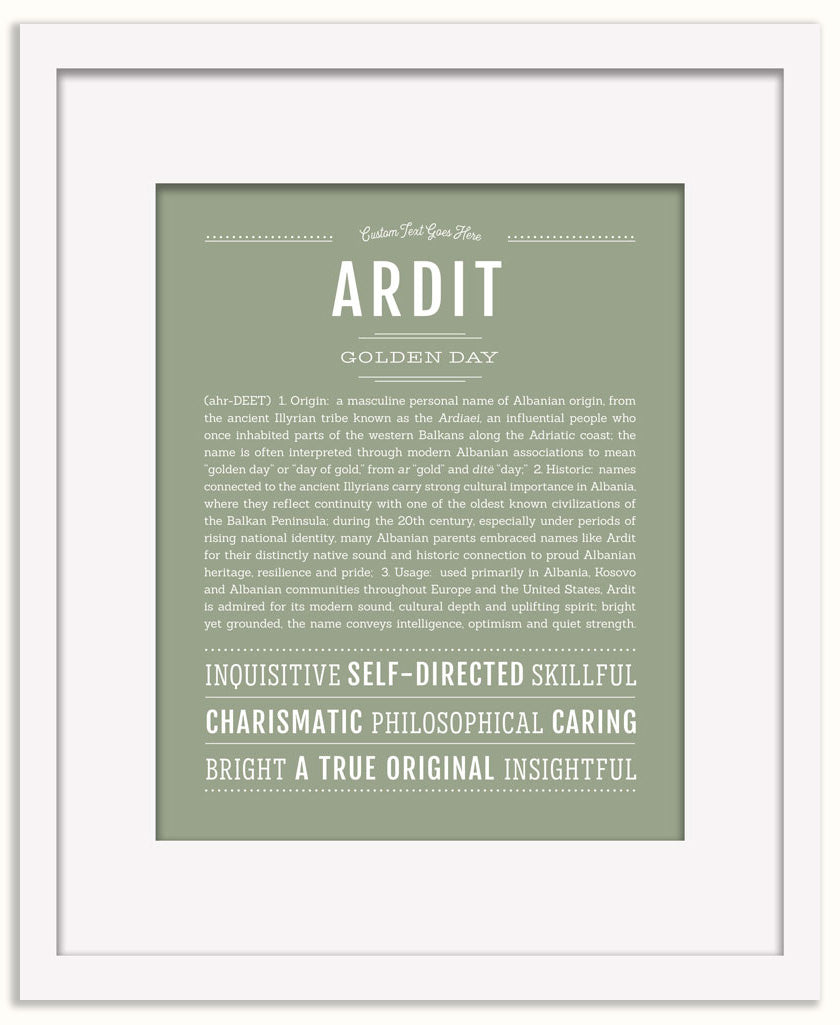 Ardit | Name Art Print