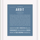 Ardit | Name Art Print