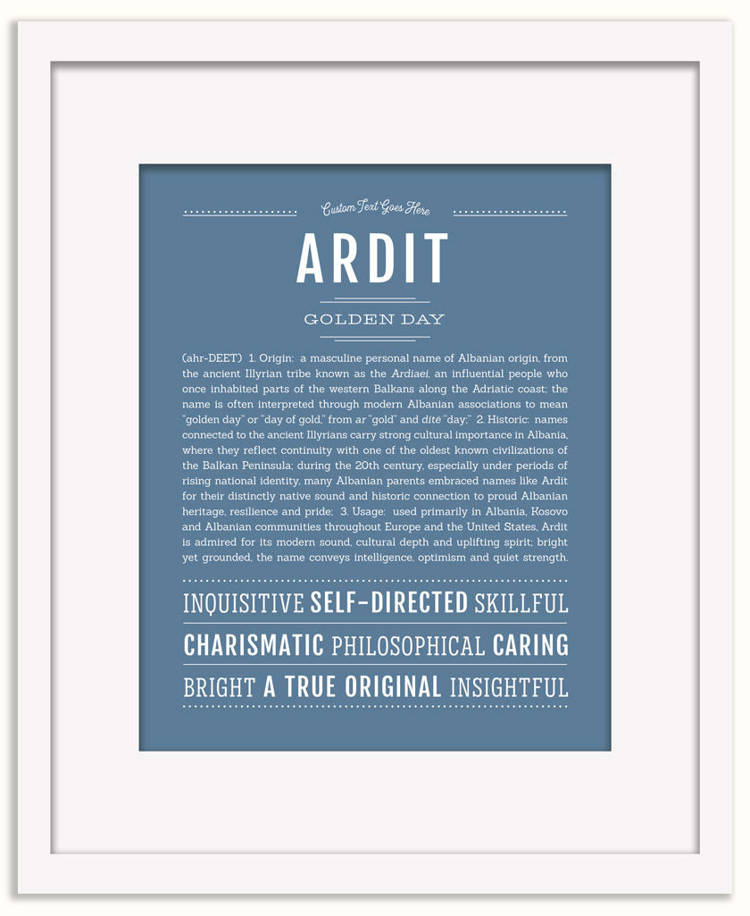Ardit | Name Art Print