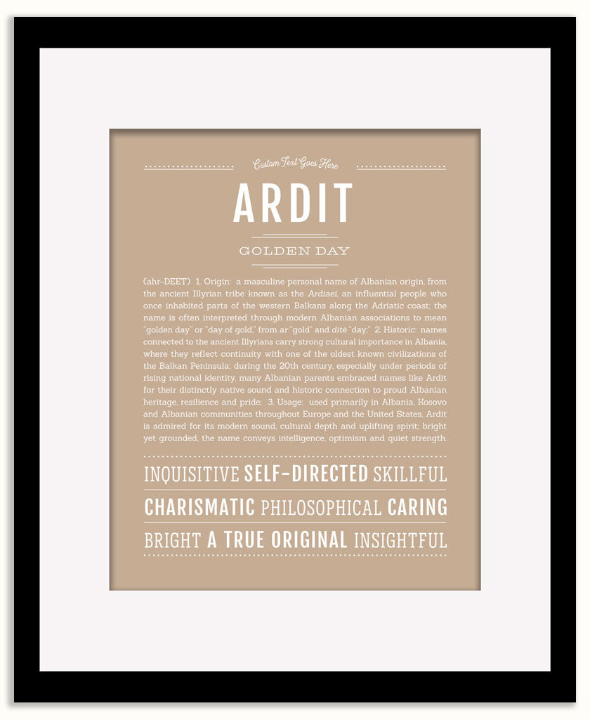 Ardit | Name Art Print