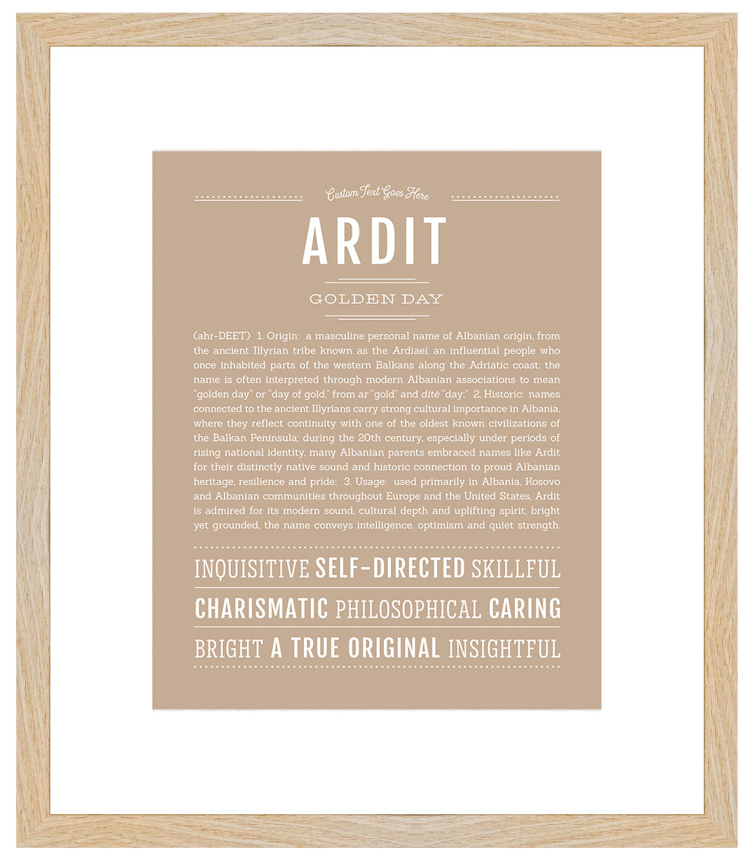 Ardit | Name Art Print