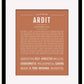 Ardit | Name Art Print