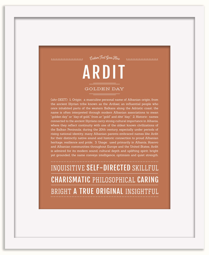 Ardit | Name Art Print
