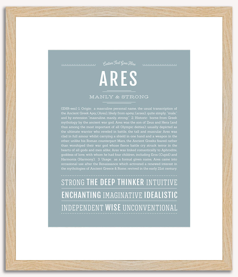 Ares | Name Art Print