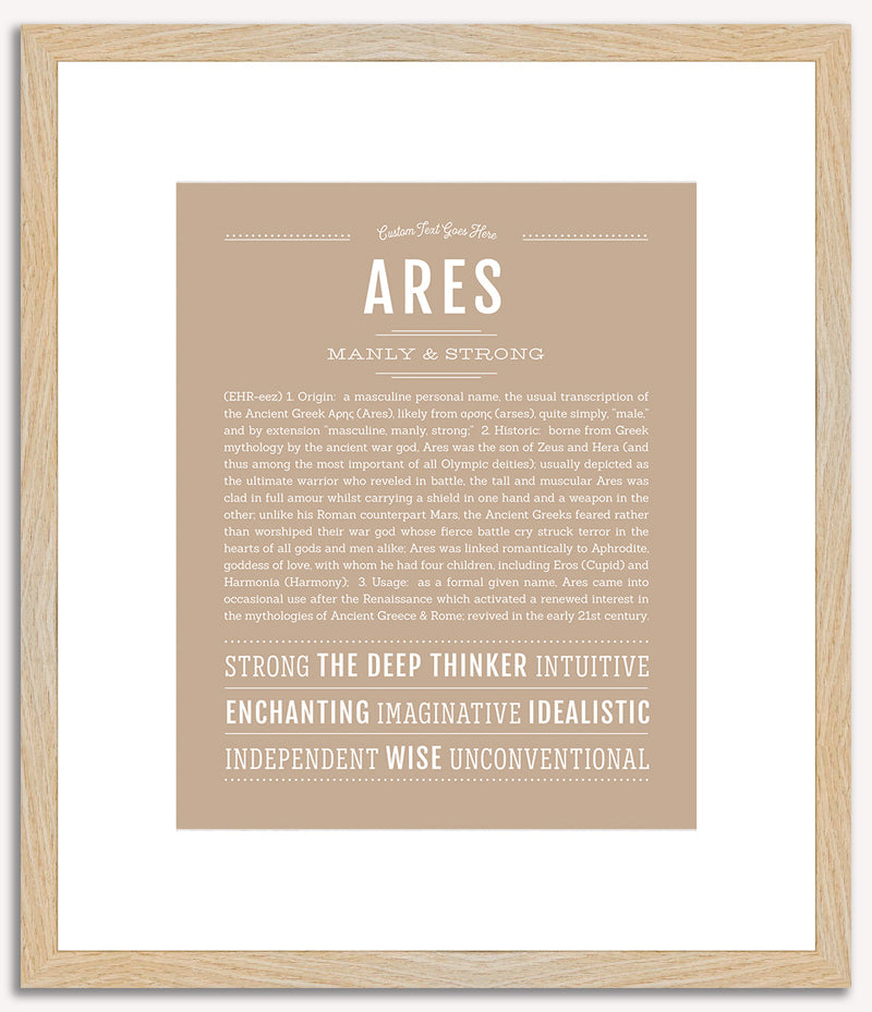 Ares | Name Art Print