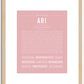 Ari (male) | Name Art Print